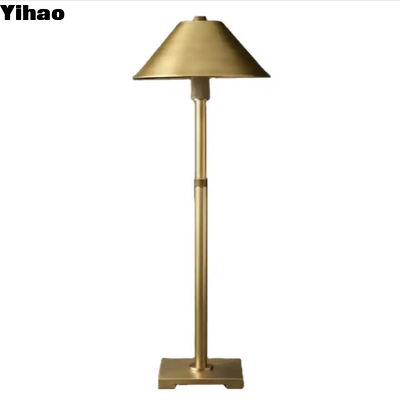 comprare E26 / Candelabra Lampada da tavolo in ottone ricaricabile con cavo rigido Lampada da tavolo a LED in ottone fabbricazione online