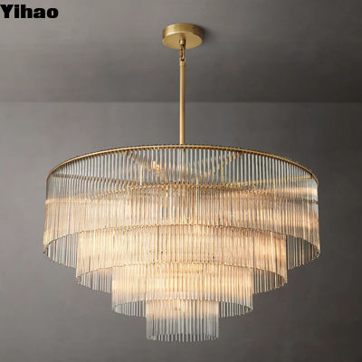 comprare Campione di cristallo in vetro di rame Luci di soffitto Amadeo Campione rotondo 40' fabbricazione online