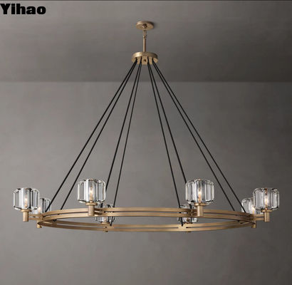 comprare Vetro K9 Custom Grande lampadario fabbricazione online