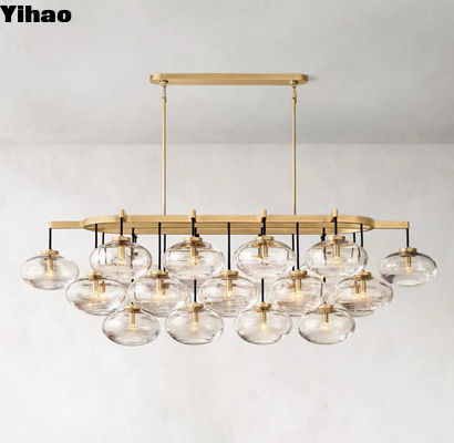comprare In ottone RH lampadario coppa di soffitto luce con lampadario lampadario fabbricazione online