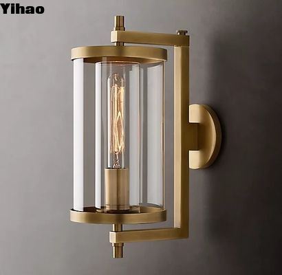 comprare Lampade da parete decorative da interno di lusso Lampade con finitura in ottone fabbricazione online