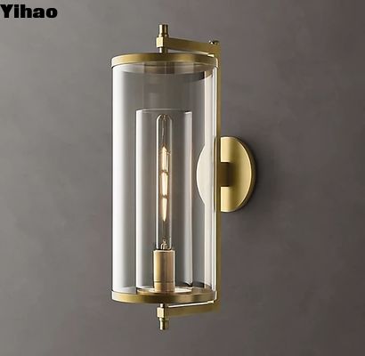 comprare Sfumatura cilindrica interna K9 Vernice per pareti ornamentali Sconces Finitura in bronzo fabbricazione online
