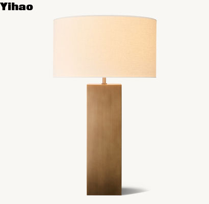 comprare Lampade da tavolo per camera da letto con base in ottone solido 60W E26 fabbricazione online