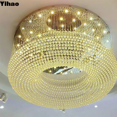 comprare Lumiere pendente in ottone Cristallo Halo lampadario 110V-220V OEM ODM fabbricazione online