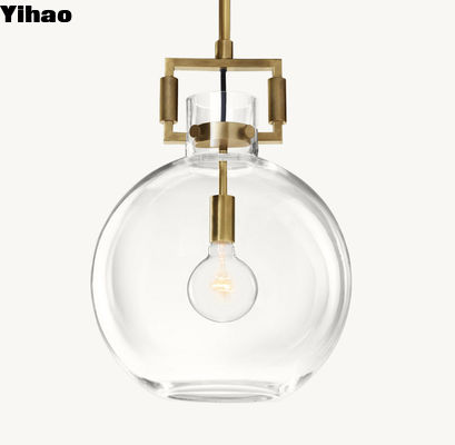 comprare 110-240V pendente sospeso Machinista di lampada pendente globo di vetro fabbricazione online