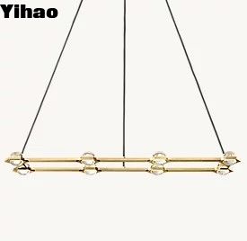 comprare Antico bronzo Camerino candelabro casa di campagna soffitto luce 110V-220V fabbricazione online