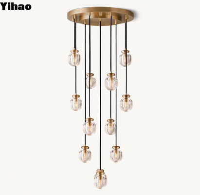 comprare Montaggio del soffitto Moderno Foyer lampadario di illuminazione di ingresso lampadario di luce OEM ODM fabbricazione online