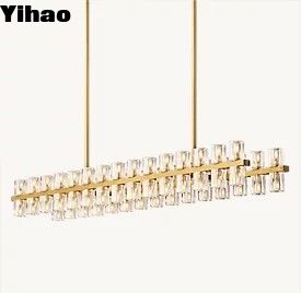 comprare Cromo Finish LED Foyer Chandelier Modern Foyer Illuminazione 85-265 Volt fabbricazione online