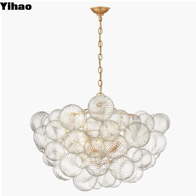 comprare 110-220V Antico Casa Agroalimentare di ottone cristallo candelabro stile vintage con tipo lampadina incandescente fabbricazione online