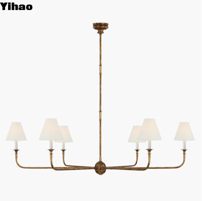 comprare Piaf Grande lampadario lampadario in ottone moderno pendente luce per la decorazione interna fabbricazione online