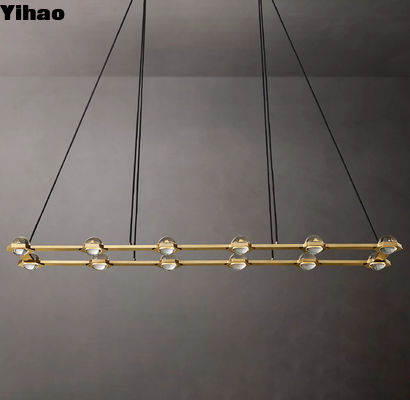 comprare 12 teste candelabro moderno rettangolare decorativo per il soggiorno interno fabbricazione online
