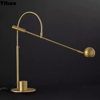comprare Lampada da tavolo in ottone bruciato per hotel e case in stile cristallino fabbricazione online