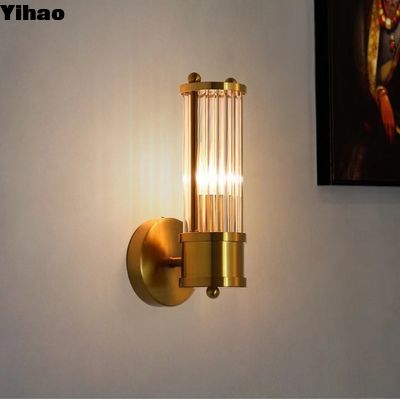 comprare Eleganti lampade da parete in ottone per la decorazione domestica vintage fabbricazione online
