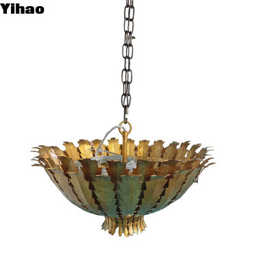 comprare Finitura in ottone laccato bruciato in rame personalizzato lampadario a soffitto per soggiorno sala da pranzo camera da letto fabbricazione online