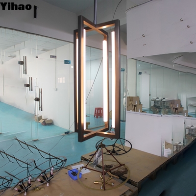 comprare Brass Frame LED Pendant Light with Crystal Shade E12 Bulb Base fabbricazione online