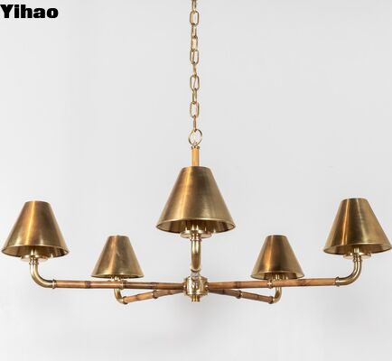 comprare American Brass Modern Retro Designer Pendant Light con controllo wireless ad altezza regolabile e durata di vita di 50000 ore fabbricazione online