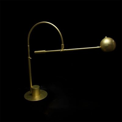 comprare Yihao Modern Brass Metal LED Desk Lamp con E14 Bulb Base per soggiorno e camera da letto fabbricazione online