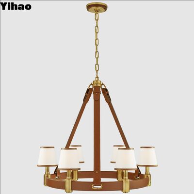 comprare YH Luxury Vintage Brass LED Pendant Light Chandelier con design personalizzabile per cucina e sala da pranzo fabbricazione online
