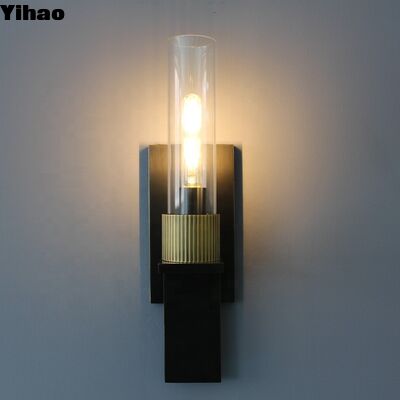 comprare Yihao Modern Handmade Brass Wall Lamp con illuminazione LED bianca calda 3500K per soggiorni fabbricazione online