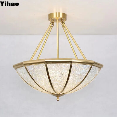 comprare Lustre di cristallo in ottone di design personalizzato con sorgente di luce a LED e garanzia di 3 anni per la luce del pendente dell'hotel fabbricazione online