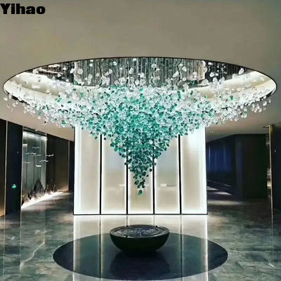 Moderno hotel personalizzato Lobby lampadario illuminazione a LED Design elegante