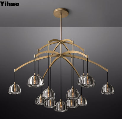 Nicchio / ottone / bronzo Art Deco candelabro Vintage 20'10'