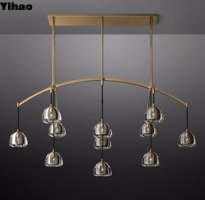 lampadario lineare emisfero 72'