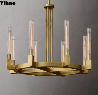 Antico candelabro in bronzo con base per lampadine E12