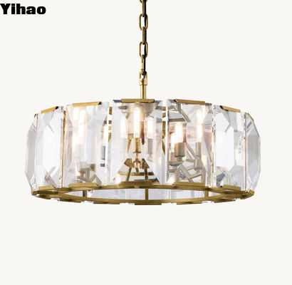 Voltaggio regolabile goccia rotonda luce di vetro accenti lampadario per il vostro spazio
