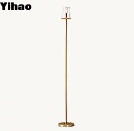 60' 'H Modern Brass Reading Floor Lamp Finish lucidato in nichel
