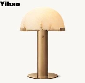 Ristoranti 15W E26 Lampade da letto a LED con ombra di alabastro