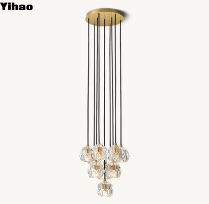 60 Watt Foyer Lampade Infissi soffitto alto Tavolo da pranzo lampadario moderno