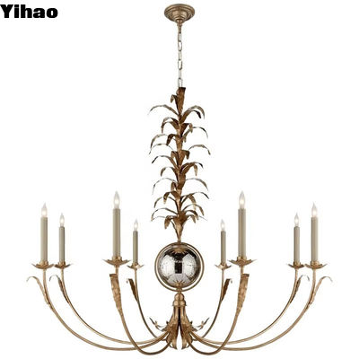 Vintage Ceiling Mount Chandelier Nickel/Brass/Bronze con finitura su misura