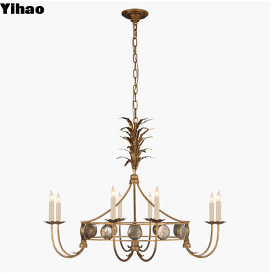 Gramercy Medium Ring candelabro ottone bronzo candelabro vintage moderno