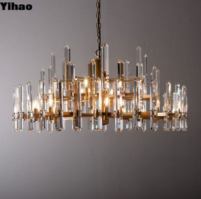 Colore personalizzabile Bloomington Candelabro rotondo Cristallo di ottone Dimensione D 120cm x H 53.5cm
