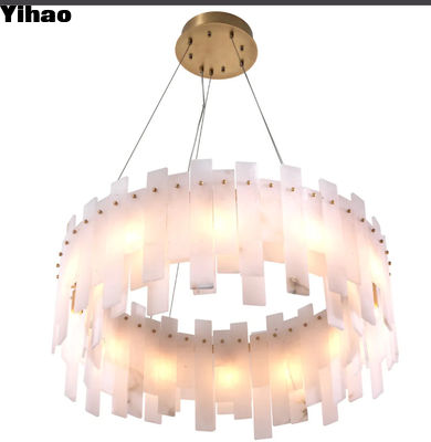 Villa Decorativa Lampada appesa lampadario per il soggiorno Sala da pranzo Camera da letto Disegno di soffitto circolare lampadario moderno