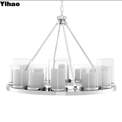 Candelabro per soffitto moderno per interni, candelabro LED moderno appeso per soggiorno