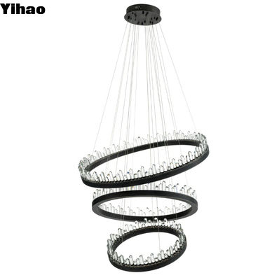 Moderato cristallo Arte d' interno Decorativo LED Decorazione Luce, lussuoso candelabro di soffitto Per il ristorante camera da letto