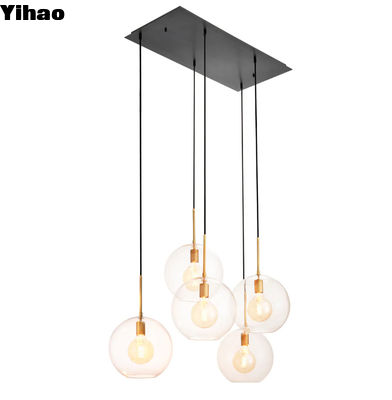 Yihaowo 140CM cristallo di ottone candelabro per illuminazione del soffitto interno