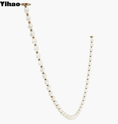 Moderno lampadario personalizzato con vetro di ottone, moderno lampadario di cristallo