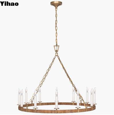 Vsual Comfort Arena Darlana Grande anello avvolto lampadario CHC 5873