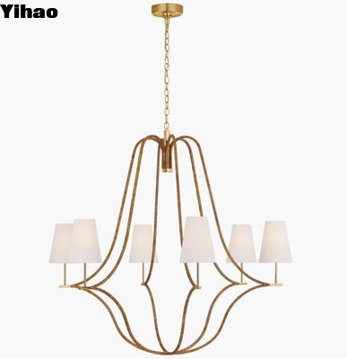 Visual Comfort Biscayne extra grande lampadario avvolto CHC 5583