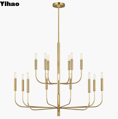 Visual Comfort Brianna Grande lampadario a due livelli EC10015