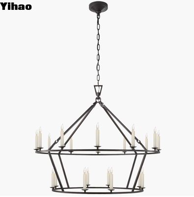 Visual Comfort Darlana Grande candelabro a due livelli CHC 5179