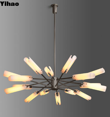 Moderna altezza regolabile corpo in ottone lampada sospesa con 50000 ore di durata per il soggiorno