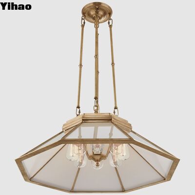 Vintage American Copper Body Suspended Pendant Light con temperatura di colore personalizzata e garanzia di 10 anni