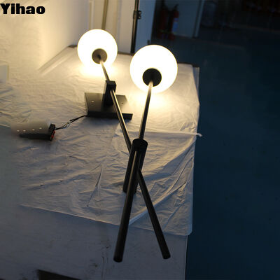 Yihao LED Crystal Wall Lamp con luce bianca calda 3500K dimmabile per soggiorno e camera da letto