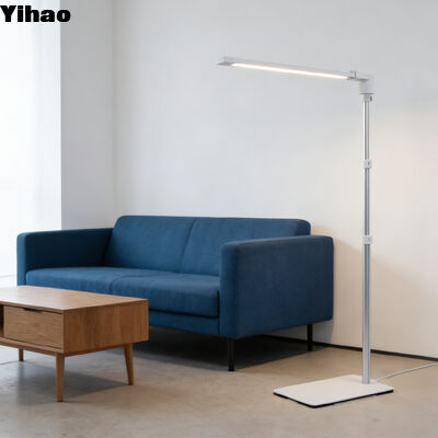 Lampada da terra moderna minimalista in lega di alluminio ad altezza regolabile per soggiorno e camera da letto
